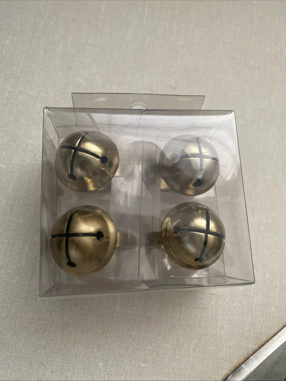 Threshold Bell Napkin Rings Set Of 4 Christmas New